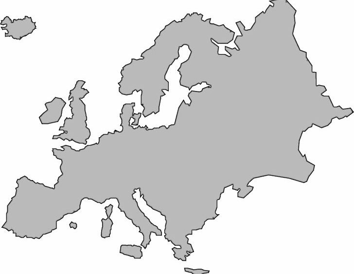 Europe PNG, Clipart, Area, Black And White, Blank Map, Clip Art, Clipart Free PNG Download