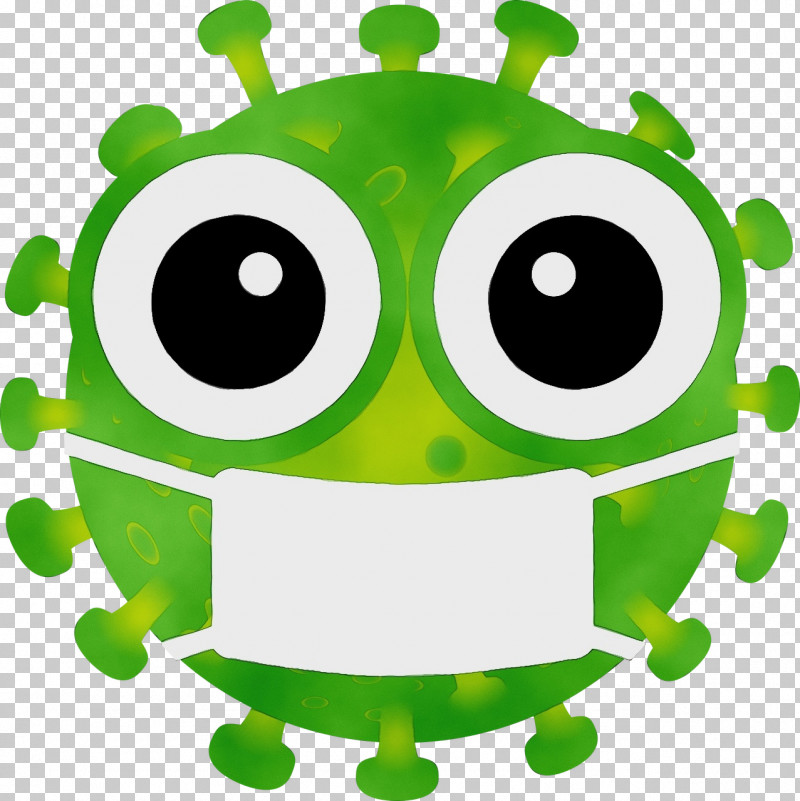 Green Cartoon Smile PNG, Clipart, Cartoon, Coronavirus, Covid19, Green, Paint Free PNG Download