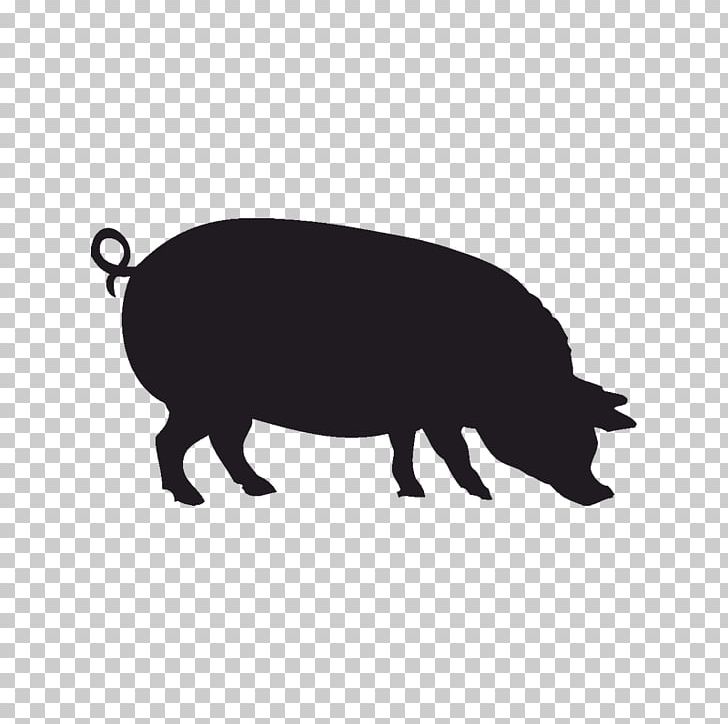 Wild Boar Silhouette Stencil PNG, Clipart, Animals, Art, Black And White, Cattle Like Mammal, Clip Art Free PNG Download