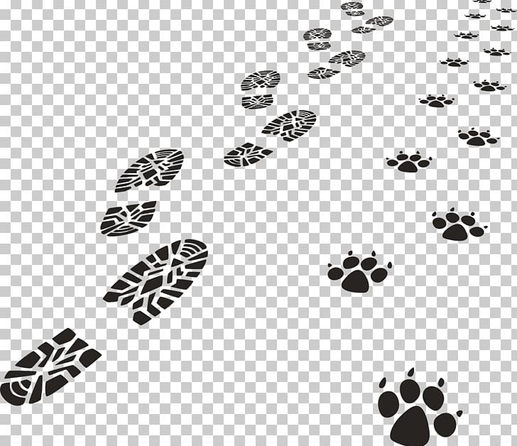 Footprint Paw Animal Track PNG, Clipart, Animal, Animal Track, Black, Black And White, Dog Free PNG Download