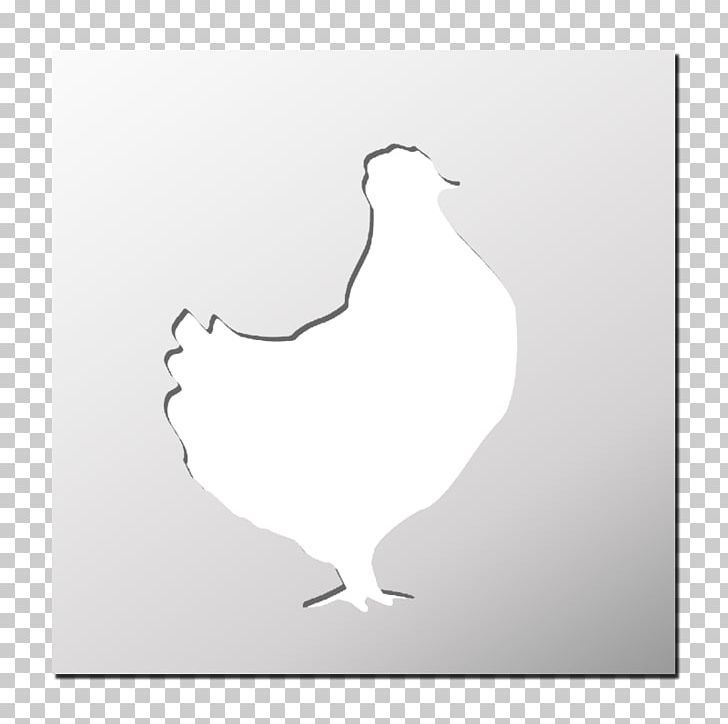 Stencil Silhouette Maltechnik Drawing PNG, Clipart, Animals, Beak, Bird, Black And White, Chicken Free PNG Download
