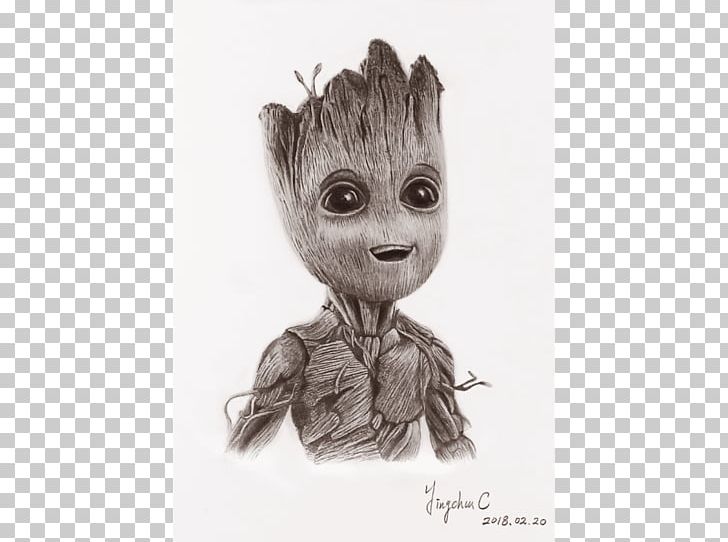 Mammal Fur Character White Fiction PNG, Clipart, Artwork, Baby Groot, Black And White, Character, Chen Free PNG Download