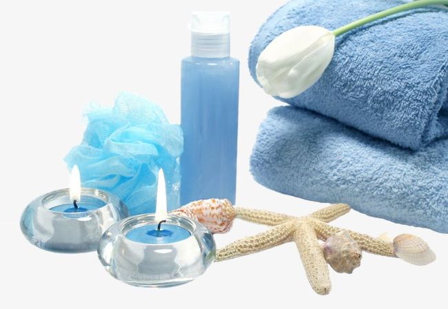 Beauty Spa Blue Towel Candle PNG, Clipart, Articles, Beauty, Beauty Clipart, Blue, Blue Clipart Free PNG Download