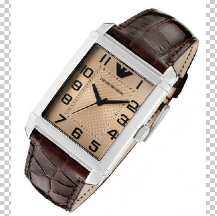 Watch Strap Armani Leather PNG, Clipart, Accessories, Armani, Brand, Brown, Clock Free PNG Download