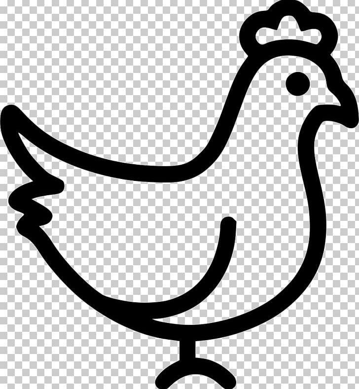 Chicken Meat Buffalo Wing Computer Icons PNG, Clipart, Animals, Artwork, Beak, Bird, Black And White Free PNG Download