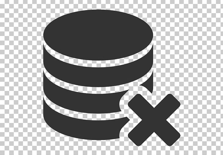 Computer Icons Database Delete PNG, Clipart, Black And White, Computer Icons, Cylinder, Database, Delete Free PNG Download