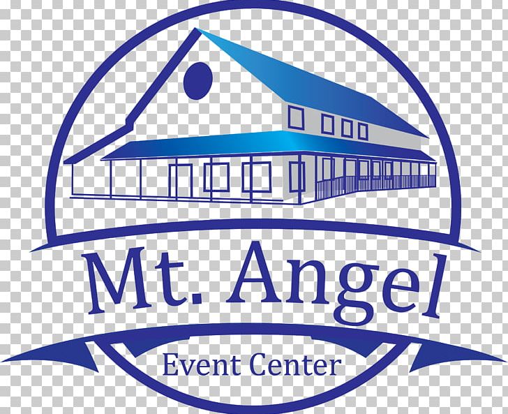 Mt. Angel Event Center Logo Wedding Mount Angel Brand PNG, Clipart, Area, Artwork, Blue Mountain, Brand, Line Free PNG Download