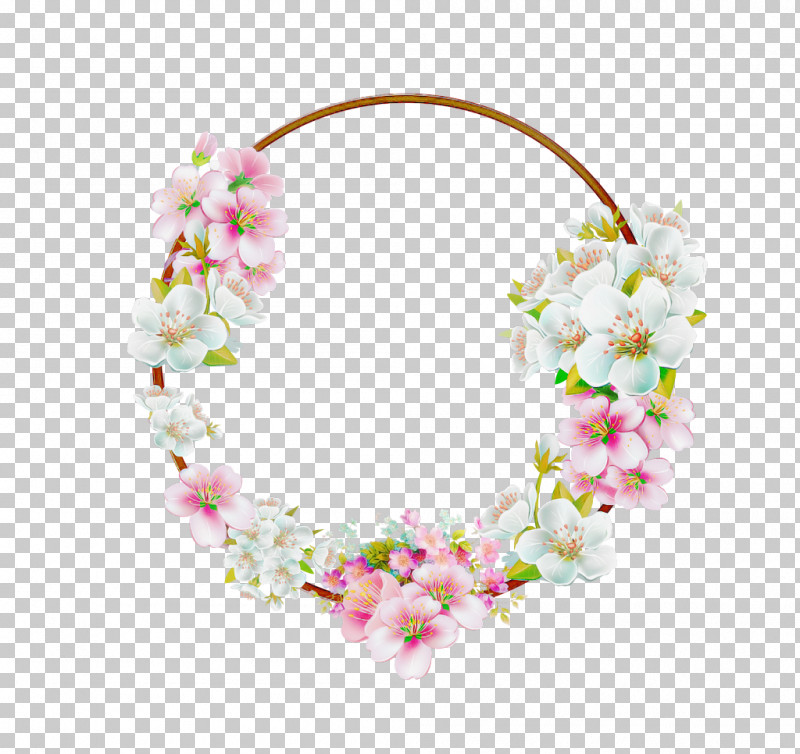 Pink Lei Flower Spring Wreath PNG, Clipart, Blossom, Flower, Lei, Pink, Plant Free PNG Download