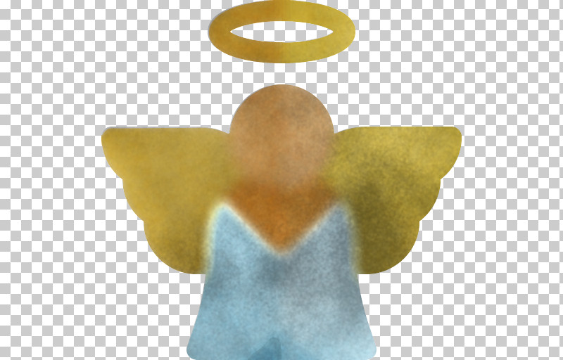 Yellow Angel Neck Symbol Smile PNG, Clipart, Angel, Figurine, Neck, Smile, Symbol Free PNG Download