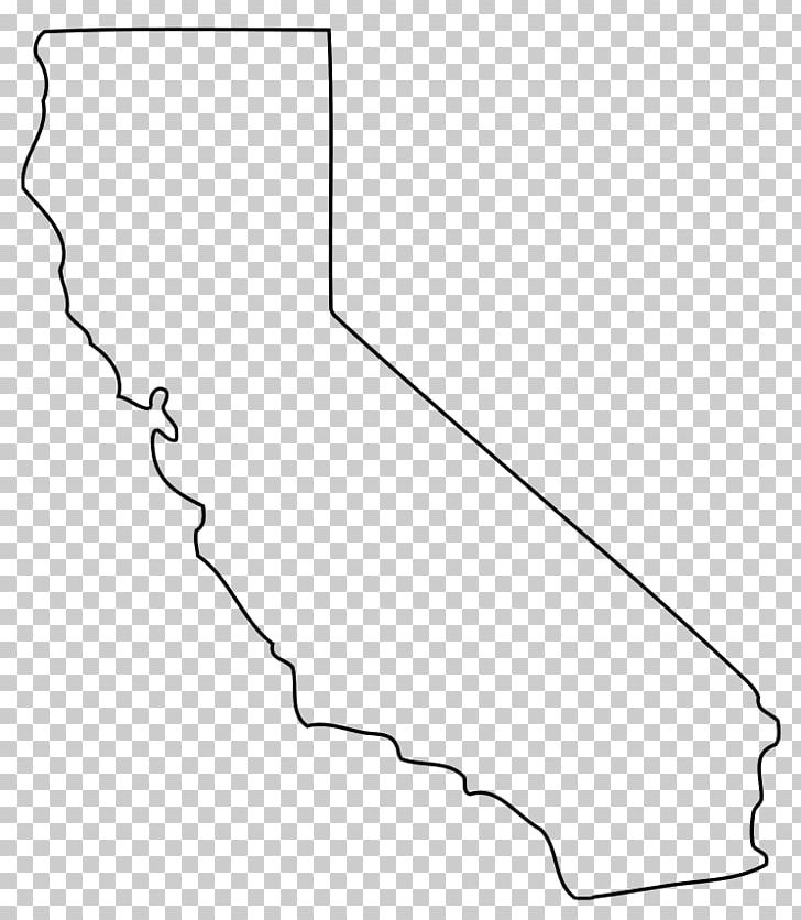 California Blank Map PNG, Clipart, Angle, Area, Black, Black And White, Blank Free PNG Download