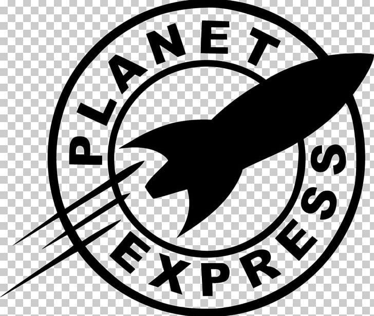 Planet Express Ship Bender T-shirt Philip J. Fry Professor Farnsworth PNG, Clipart, Area, Artwork, Bender, Black, Black And White Free PNG Download
