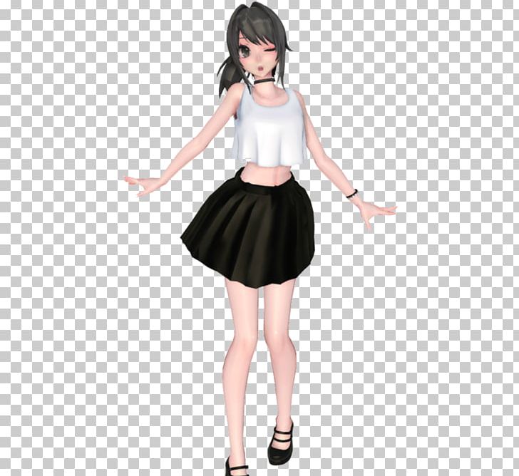 Yandere Simulator MikuMikuDance Game Tsukumonogatari PNG, Clipart, Abdomen, Black, Casual Dress, Character, Clothing Free PNG Download