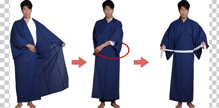Robe Kimono Yukata Clothing Dress PNG, Clipart, Academic Dress, Black Tie, Blue, Clothing, Costume Free PNG Download