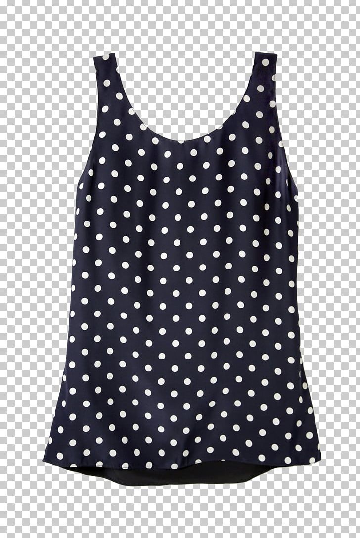 Top Polka Dot Sleeve One-piece Swimsuit Dress PNG, Clipart, Active Tank, Bag, Black, Blouse, Clothing Free PNG Download