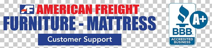 American Freight Furniture And Mattress Futon Organization PNG, Clipart, Advert, American Mattress, Area, Banner, Bbb Free PNG Download