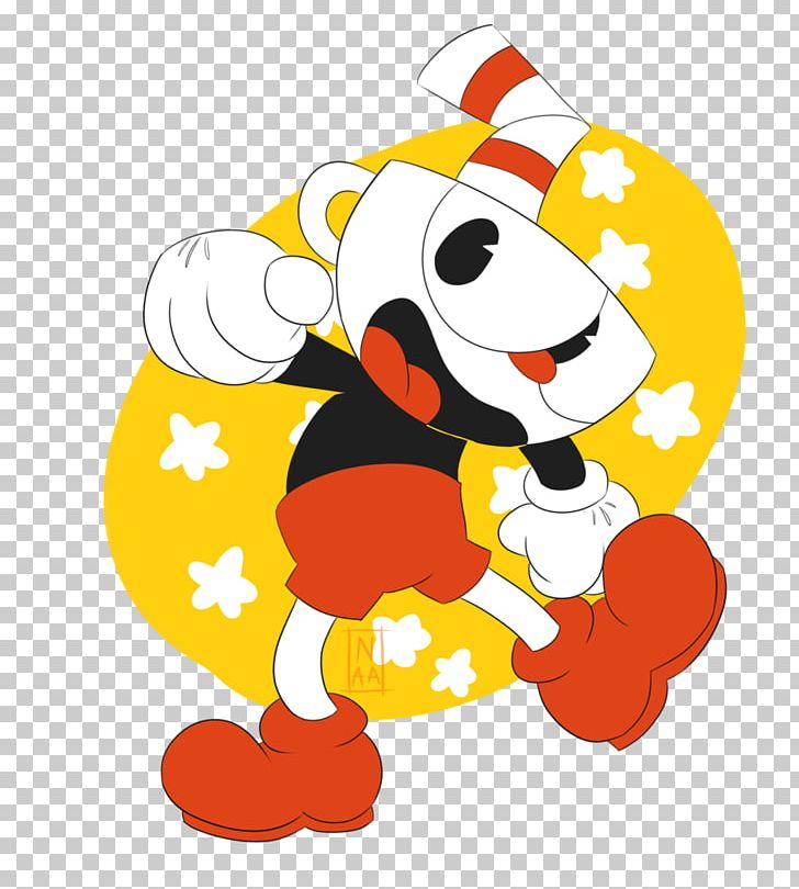 Cuphead Clipart Main Character in Cupheadshow (Instant Download) 