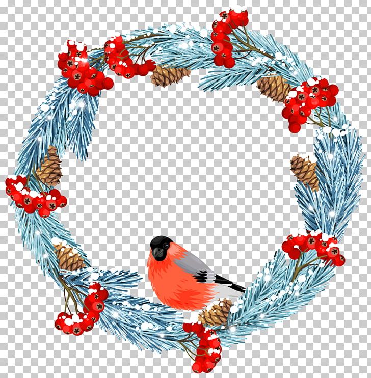 Bird Wreath Winter PNG, Clipart, Bird, Christmas, Christmas Decoration, Christmas Ornament, Decor Free PNG Download
