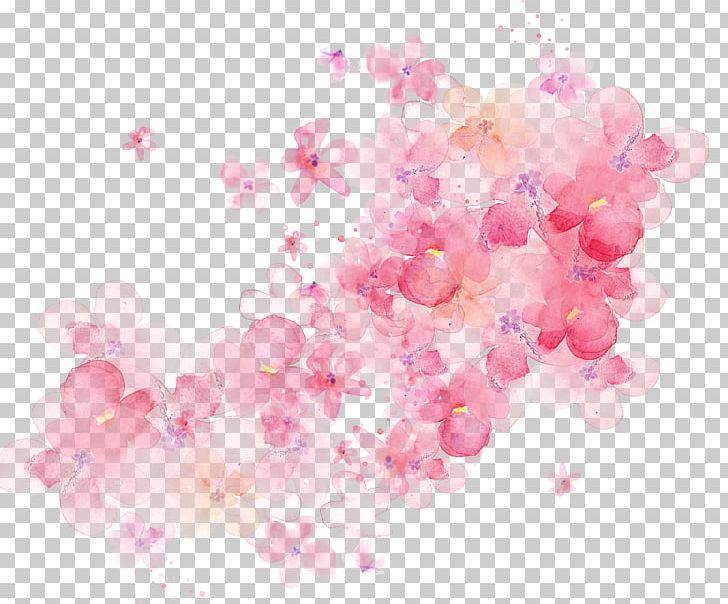 Flower Watercolor Painting PNG, Clipart, Beautiful, Border Texture, Design, Floral Design, Flower Arranging Free PNG Download