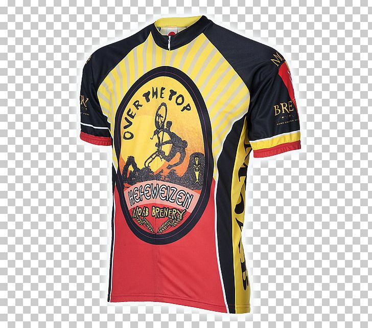 T-shirt Moab Brewery Cycling Jersey Sleeve PNG, Clipart, Active Shirt, Beer, Bicycle, Brand, Brewery Free PNG Download
