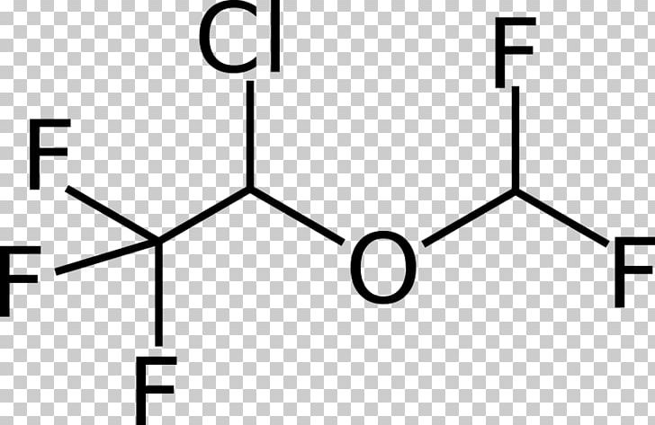 Halogenated Ether Isoflurane Chemical Formula Enflurane PNG, Clipart, Angle, Area, Black, Black And White, Brand Free PNG Download