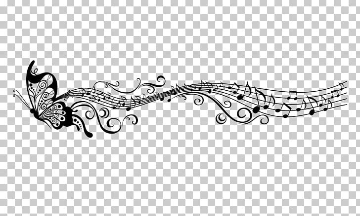 Wall Decal Musical Note Mural PNG, Clipart, Art, Black And White, Body Jewelry, Decal, Decorative Arts Free PNG Download
