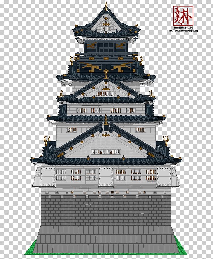 Osaka Castle Azuchi Castle Tenshu Building PNG
