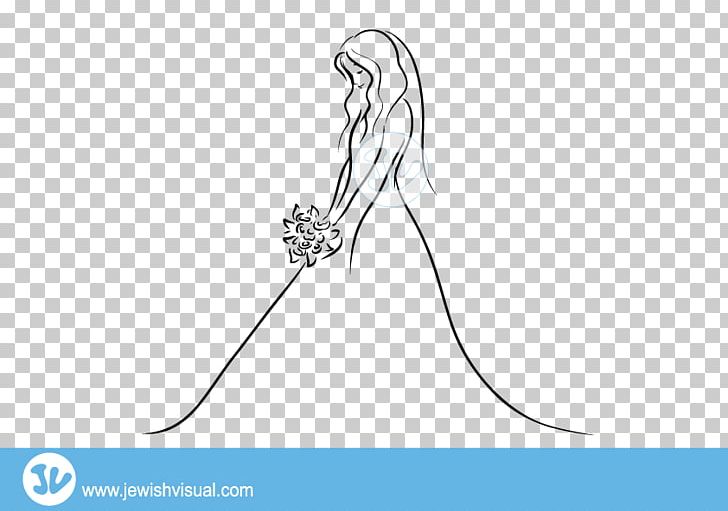 Black And White Wedding Painting PNG, Clipart, Area, Arm, Art, Black And White, Bride Free PNG Download