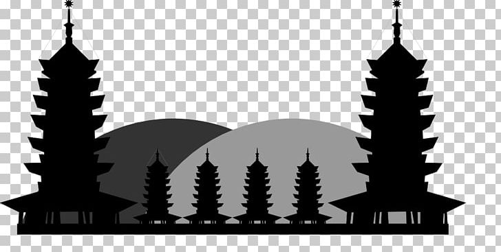 China Chinese Pagoda Temple PNG, Clipart, Black And White, Building, China, Chinese Dragon, Chinese Dragon Vector Free PNG Download