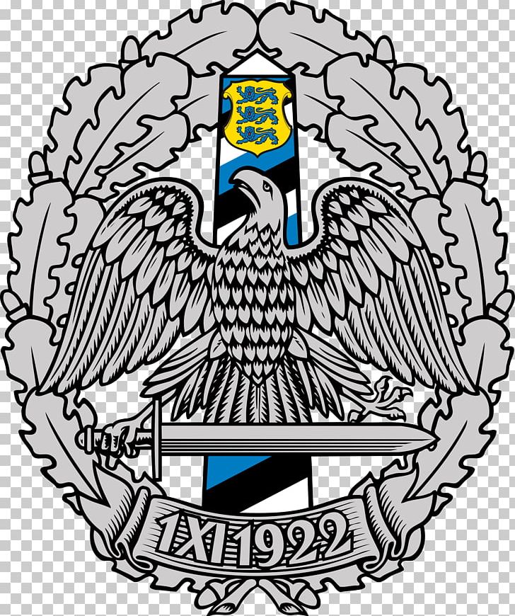Estonian Border Guard Badge Estonian Border Guard Police And Border Guard Board PNG, Clipart, Badge, Beak, Black And White, Border, Border Guard Free PNG Download