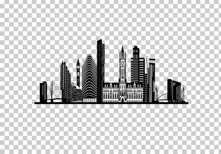 Skyline Manchester Silhouette Graphics PNG, Clipart, Animals, Black And White, City, Cityscape, Manchester Free PNG Download