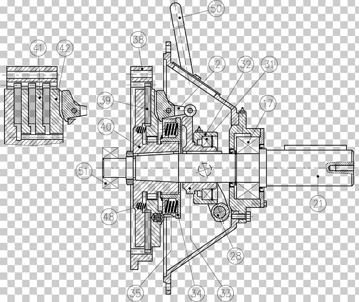 Technical Drawing Engineering Drawing Machine Clutch PNG, Clipart, Angle, Architectural Drawing, Artwork, Black And White, Centrifugal Clutch Free PNG Download