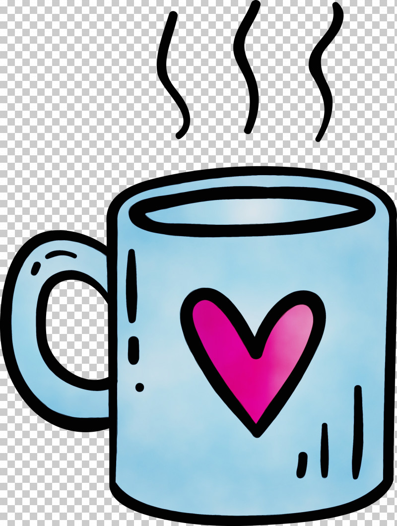Coffee Cup PNG, Clipart, Coffee Cup, Cup, Drinkware, Heart, Line Free PNG Download