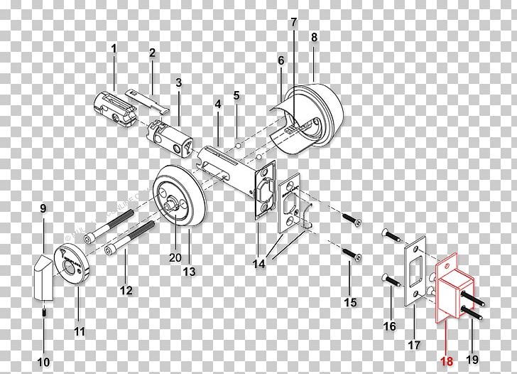 Strike Plate Dead Bolt Mortise Lock Latch PNG, Clipart, Angle, Auto Part, Bolt, Dead Bolt, Diagram Free PNG Download