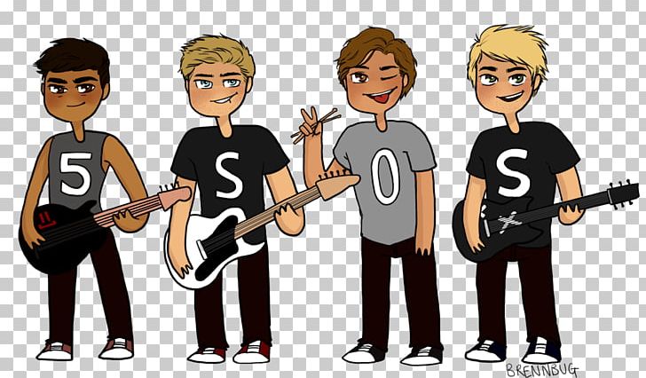 5 Seconds Of Summer Drawing Fan Art Cartoon PNG, Clipart,  Free PNG Download