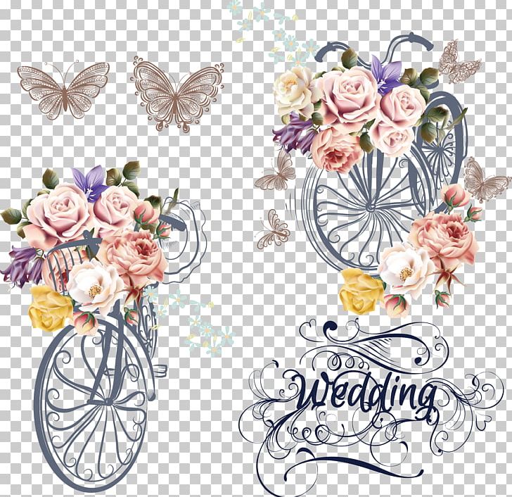 Bicycle Flower Bouquet PNG, Clipart, Butterfly, Celebration, Cut Flowers, Fireworks, Flo Free PNG Download