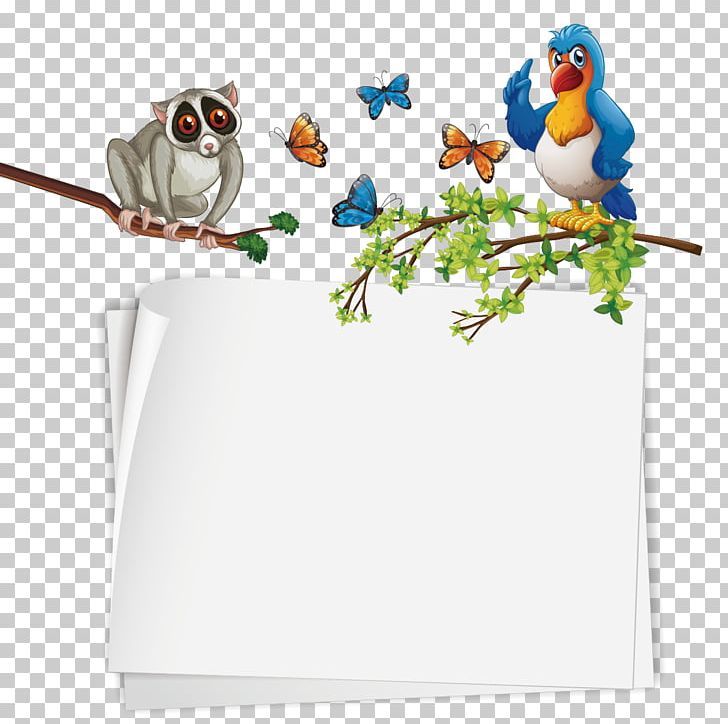 Bird Parrot Tree Illustration PNG, Clipart, Animal, Balloon Cartoon, Branch, Cartoon Arms, Cartoon Character Free PNG Download