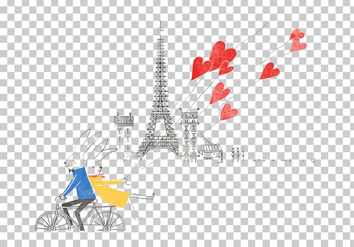 Paris Love Art Dribbble Illustration PNG, Clipart, Art, Behance, Cartoon, Cycle, Day Free PNG Download
