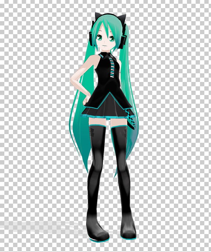 Party Junkie Hatsune Miku MikuMikuDance PNG, Clipart, Action Figure, Anime, Art, Artist, Black Hair Free PNG Download