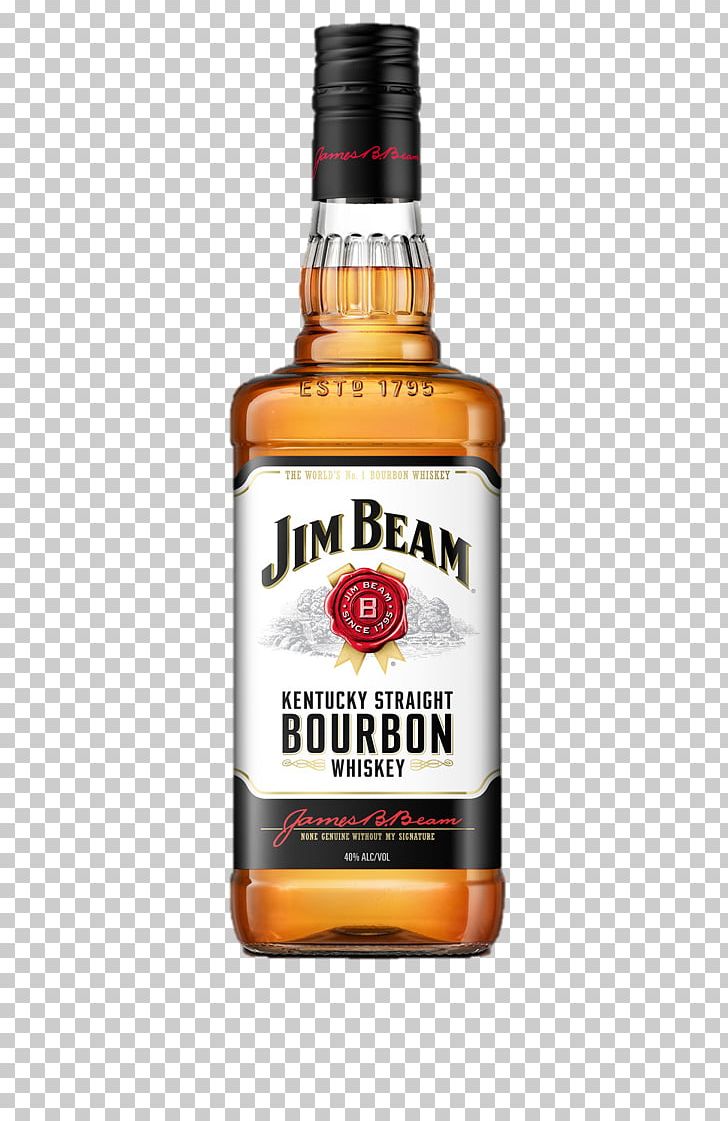 Bourbon Whiskey Distilled Beverage Jim Beam White Label PNG, Clipart, Barrel, Beam, Beam Suntory, Beer Bottle, Bottle Free PNG Download