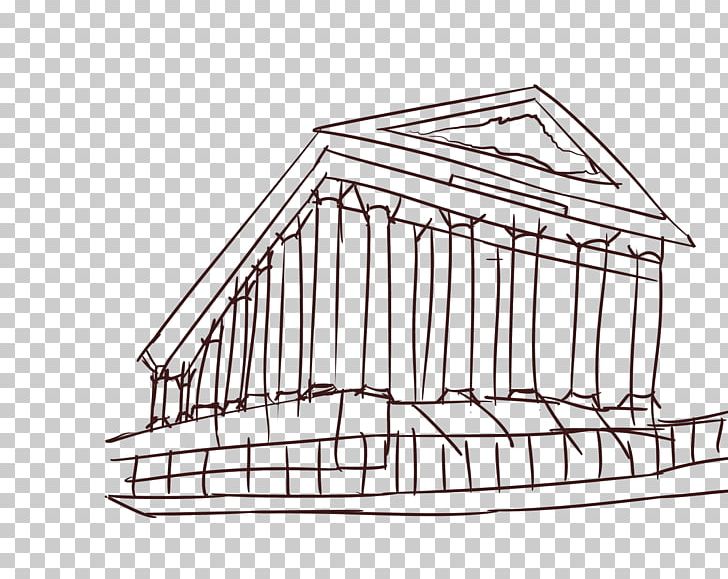 Neoclassical Architecture Architectural Drawing Sketch PNG, Clipart