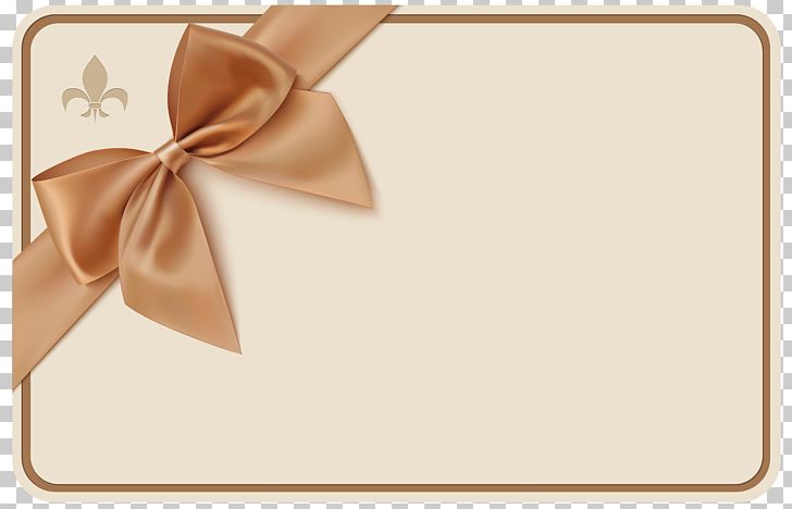 Voucher Ribbon Coupon Gift PNG, Clipart, Badges And Labels, Bow, Brown, Clipart, Coupon Free PNG Download