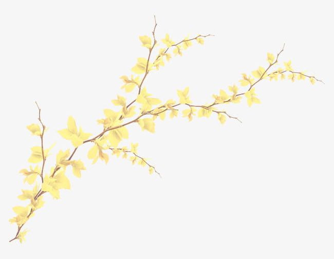 Hand Painted Golden Leaves PNG, Clipart, Branches, Branches And Leaves, Gold, Golden Clipart, Green Free PNG Download