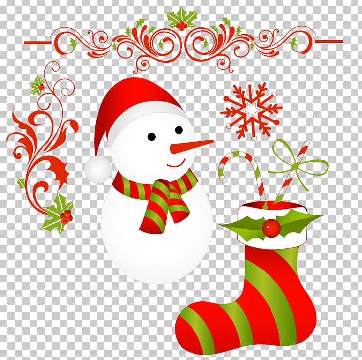 Christmas Tree Santa Claus Snowman PNG, Clipart, Branch, Christmas Carol, Christmas Decoration, Fictional Character, Flower Free PNG Download