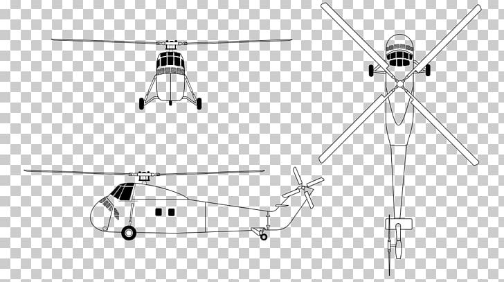 Sikorsky H-34 Sikorsky H-19 Chickasaw Helicopter Rotor Aircraft PNG, Clipart, Aerospace Engineering, Aircraft, Angle, Helicopter, Monochrome Free PNG Download
