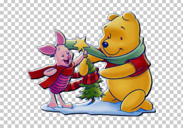 Winnie-the-Pooh Piglet Tigger Eeyore Christmas PNG, Clipart, Art, Carnivoran, Cartoon, Christmas, Disneys Pooh Friends Free PNG Download
