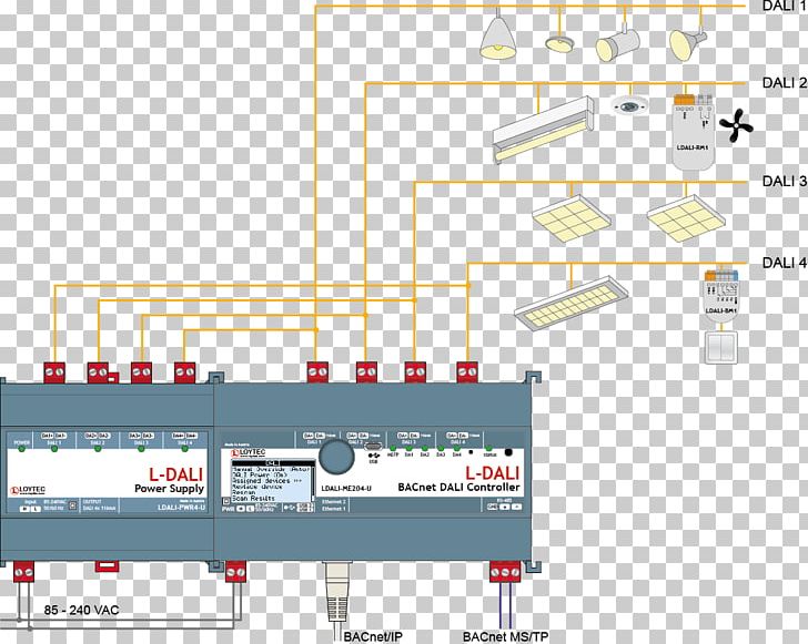 BACnet Digital Addressable Lighting Interface Diagram Lighting Control System PNG, Clipart, Angle, Area, Bacnet, Computer Network, Electrical Switches Free PNG Download