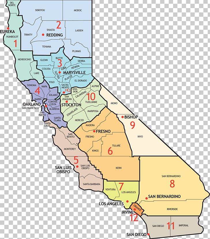 Caltrans District 7 Headquarters Map California Department Of Transportation (Caltrans) District 3 PNG, Clipart, Area, California, Ecoregion, Eureka, Highway Free PNG Download