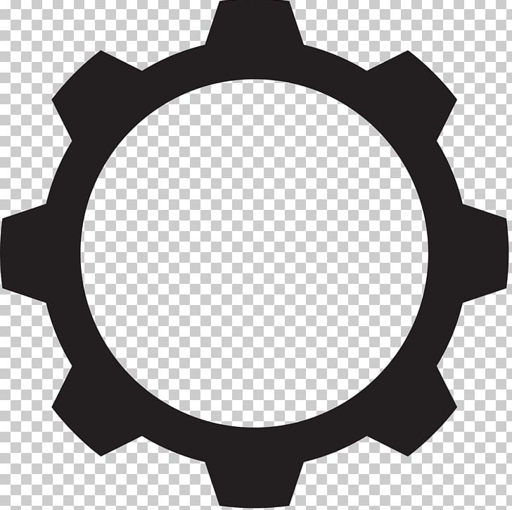 Gear Computer Icons PNG, Clipart, Black, Black And White, Black Gear, Circle, Clip Art Free PNG Download
