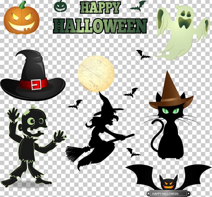 Halloween Illustration PNG, Clipart, Cat Like Mammal, Decor, Design Element, Design Vector, Elements Free PNG Download