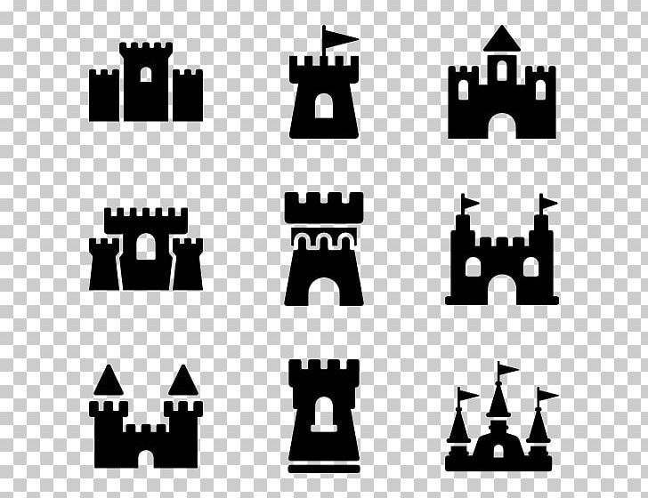 Symbol Computer Icons Castle PNG, Clipart, Black, Black And White, Brand, Castle, City Free PNG Download